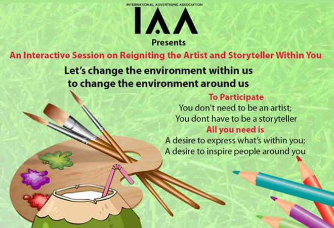 An Interactive Session on Reigniting the Artist and Storyteller Within you