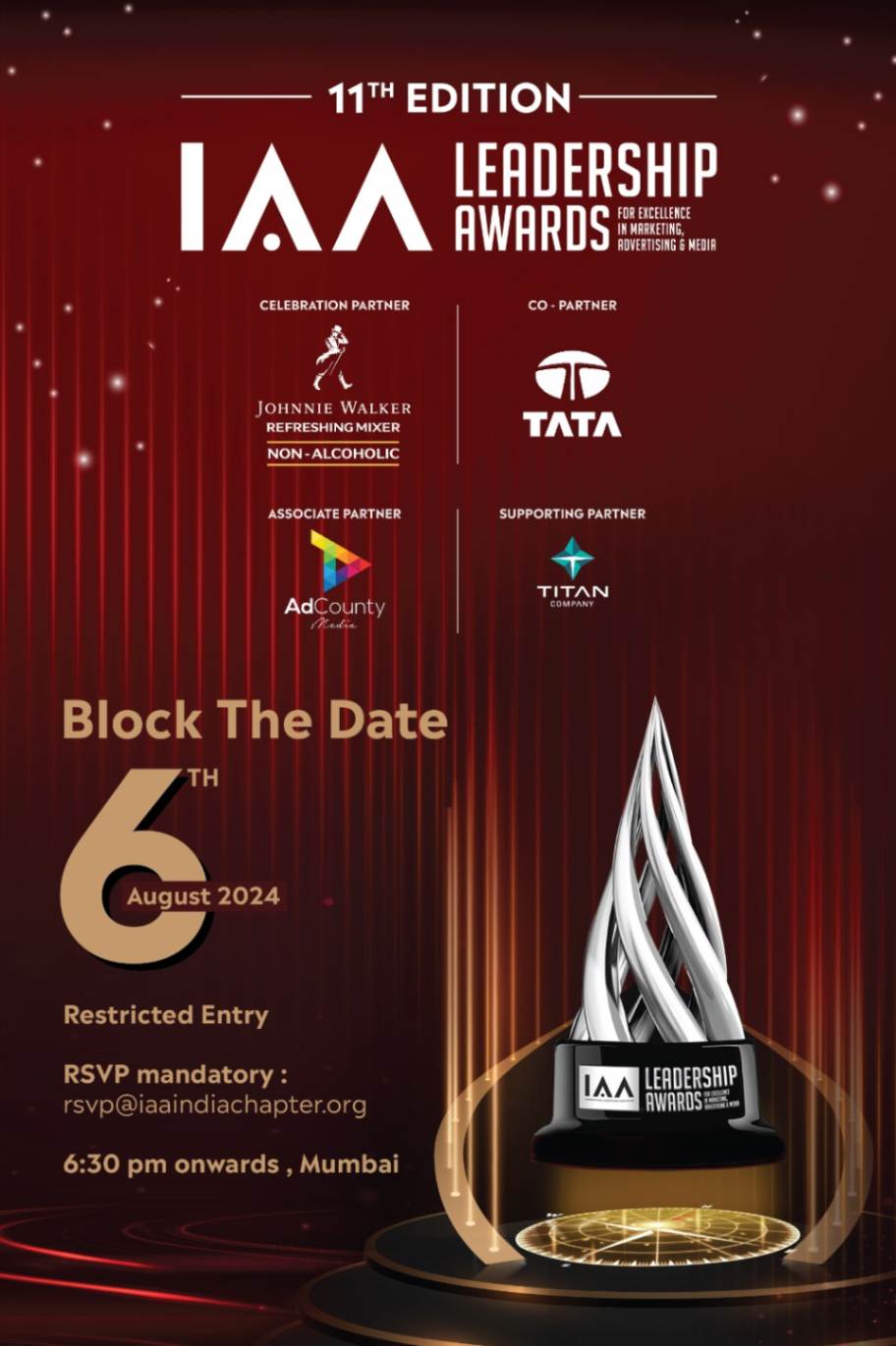 IAA Leadership Awards Block The Day 6th August 2024  6-Aug-20