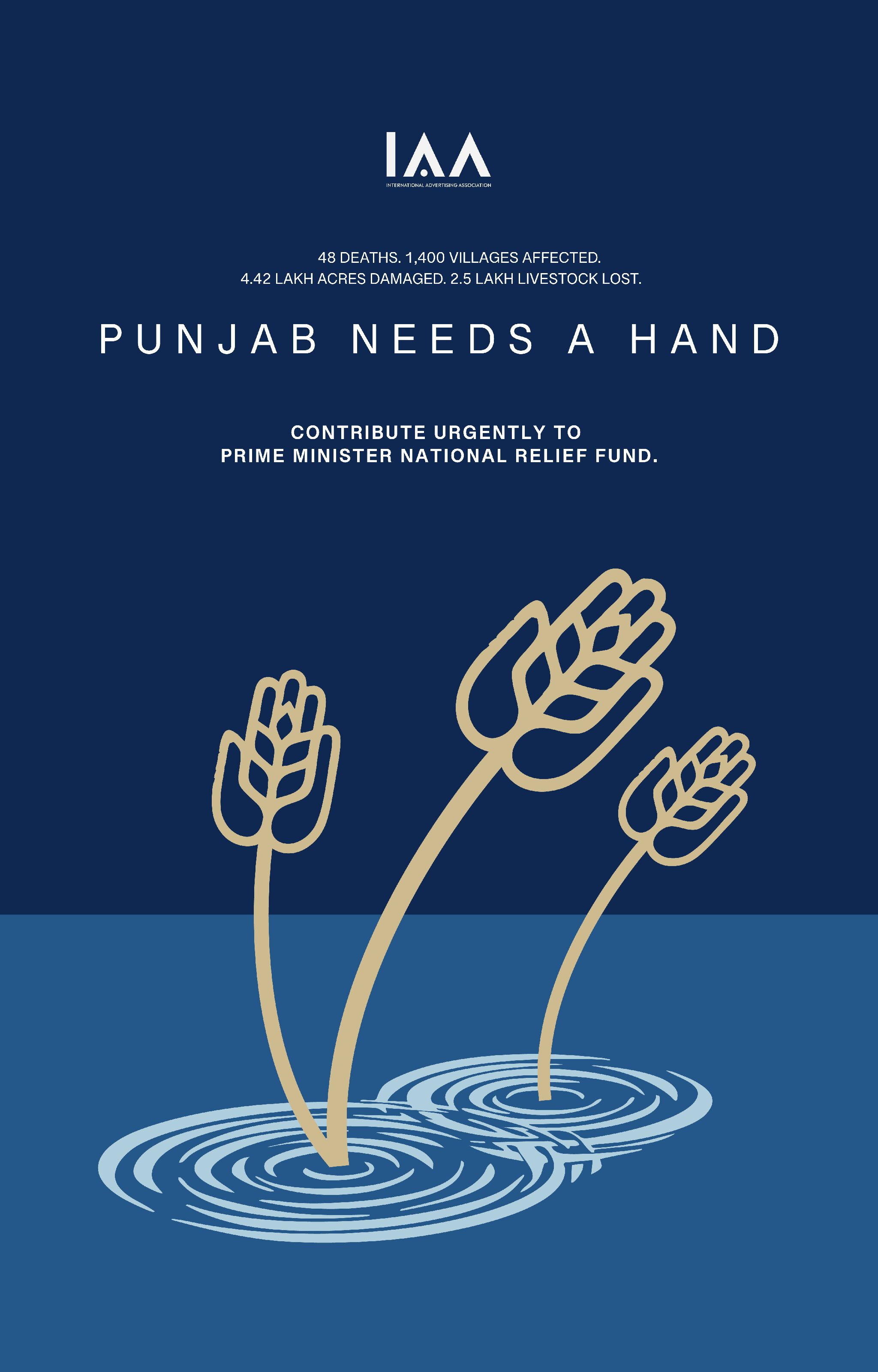 IAA calls for urgent help for Punjab flood victims. Havas designs creative.