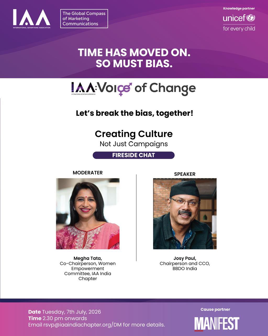 IAA VOC Roundtable 7TH July 2026, Mumbai.